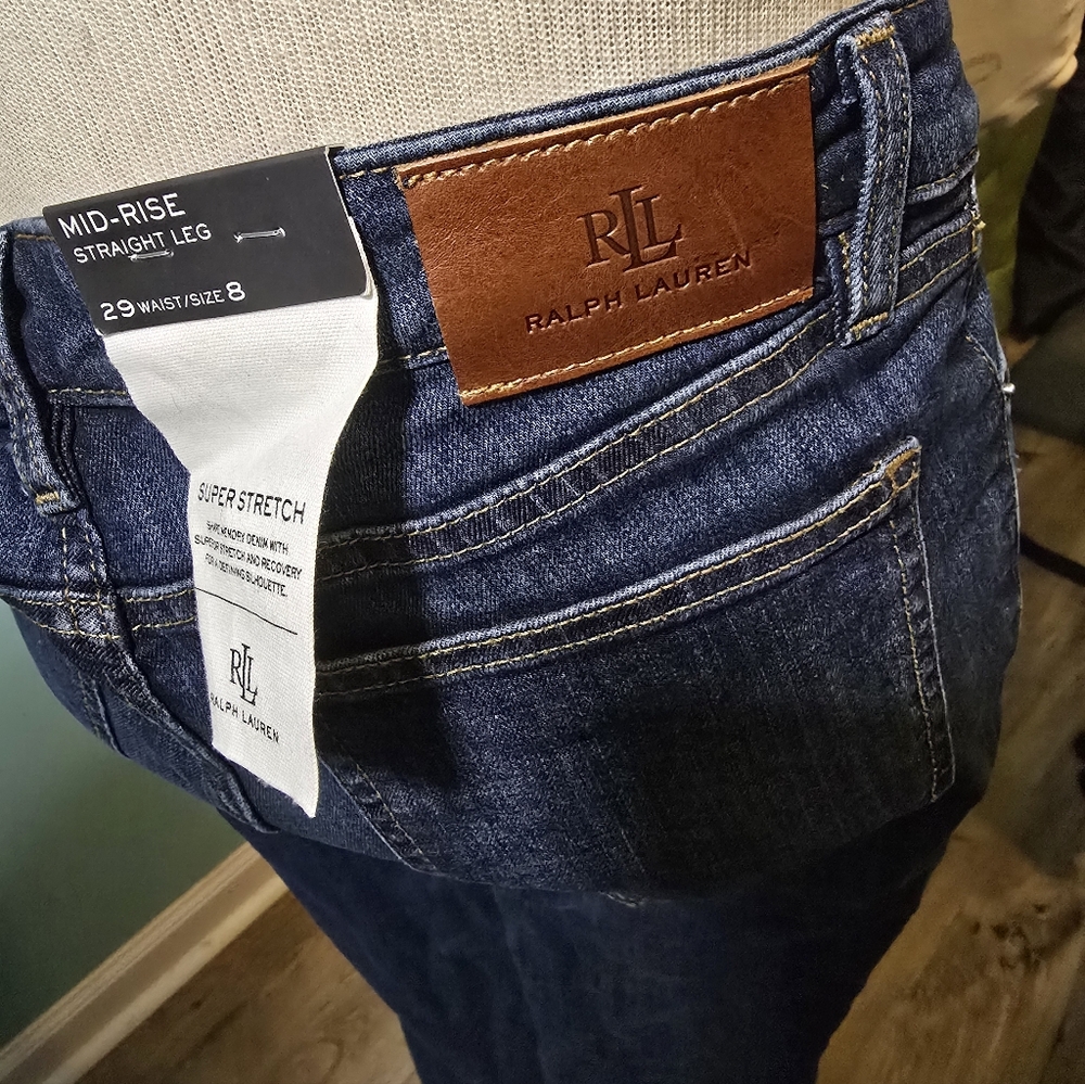 Ralph Lauren Black Label Straight Leg Jeans - Picture 4 of 8
